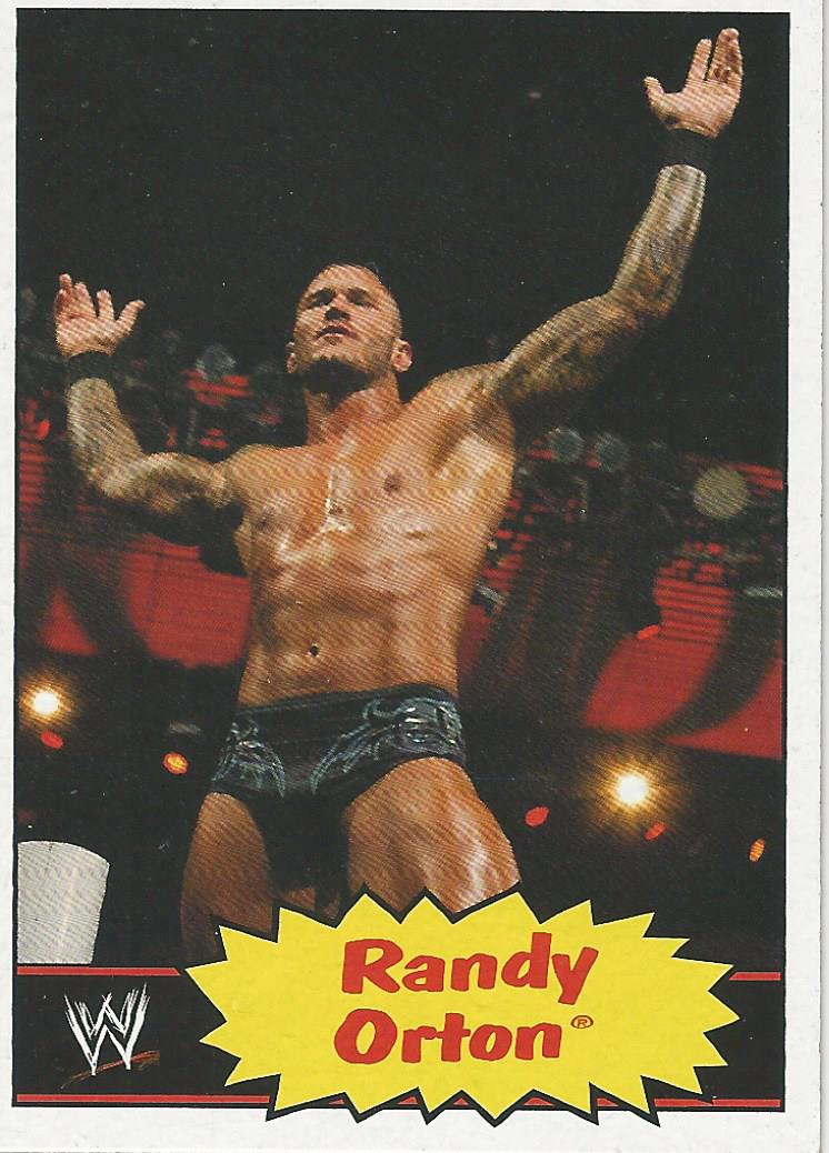 WWE Topps Heritage 2012 Trading Cards Randy Orton No.31