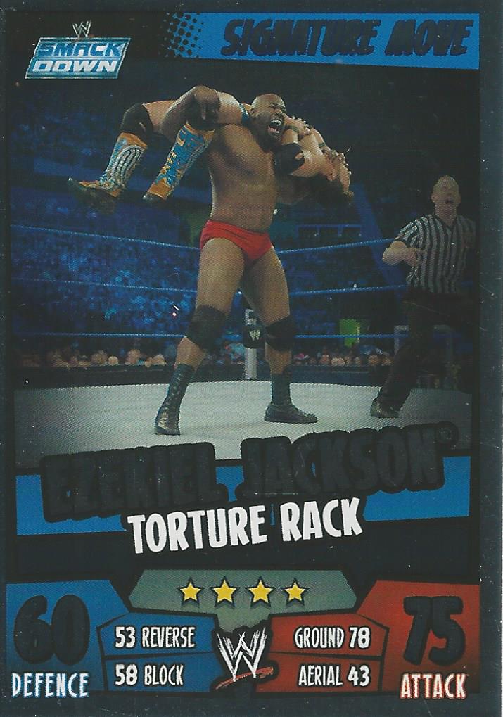 WWE Topps Slam Attax Rumble 2011 Trading Card Ezekiel Jackson No.31