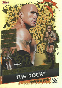 WWE Topps Slam Attax Reloaded 2020 Trading Card The Rock LEDA