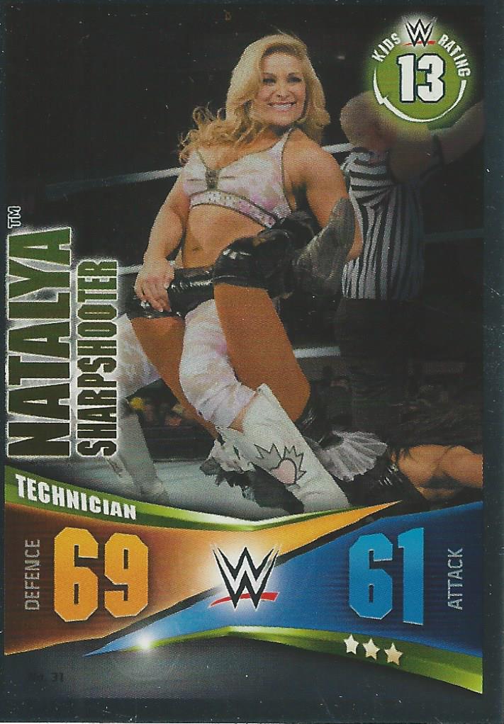 WWE Topps Slam Attax Rivals 2014 Trading Card Natalya No.31