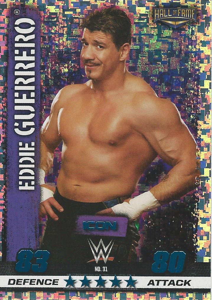 WWE Slam Attax 10th Edition Trading Card 2017 Hall of Fame Eddie Guerrero No.31