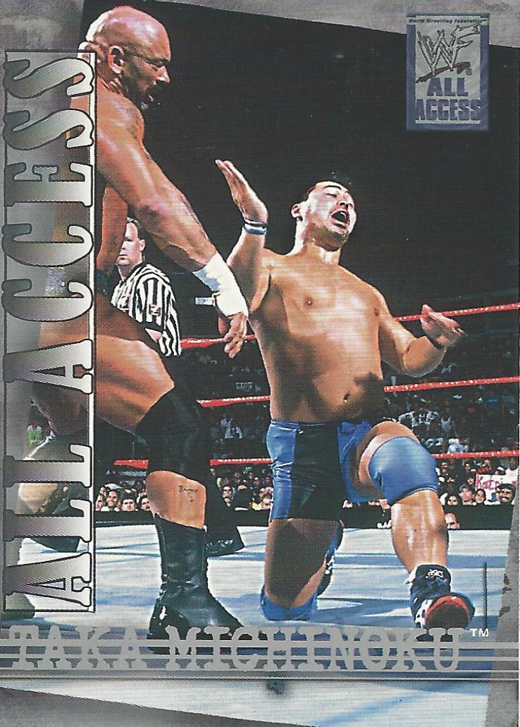 WWF Fleer All Access Trading Cards 2002 Taka Michinoku No.31