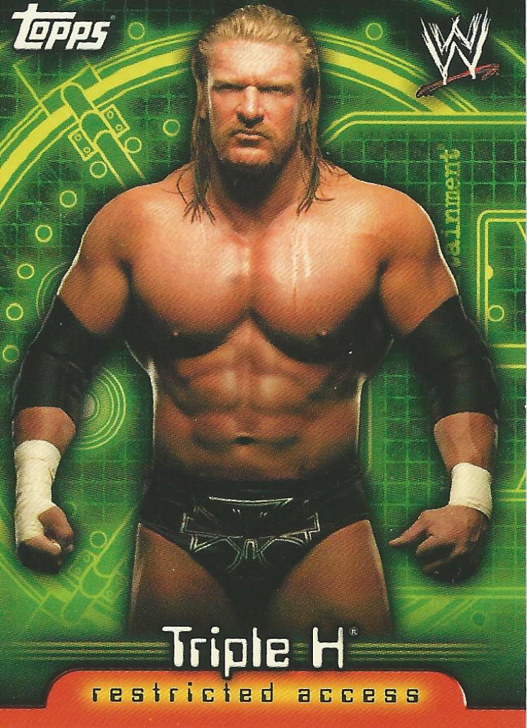 WWE Topps Insider 2006 Trading Cards US Triple H No.31