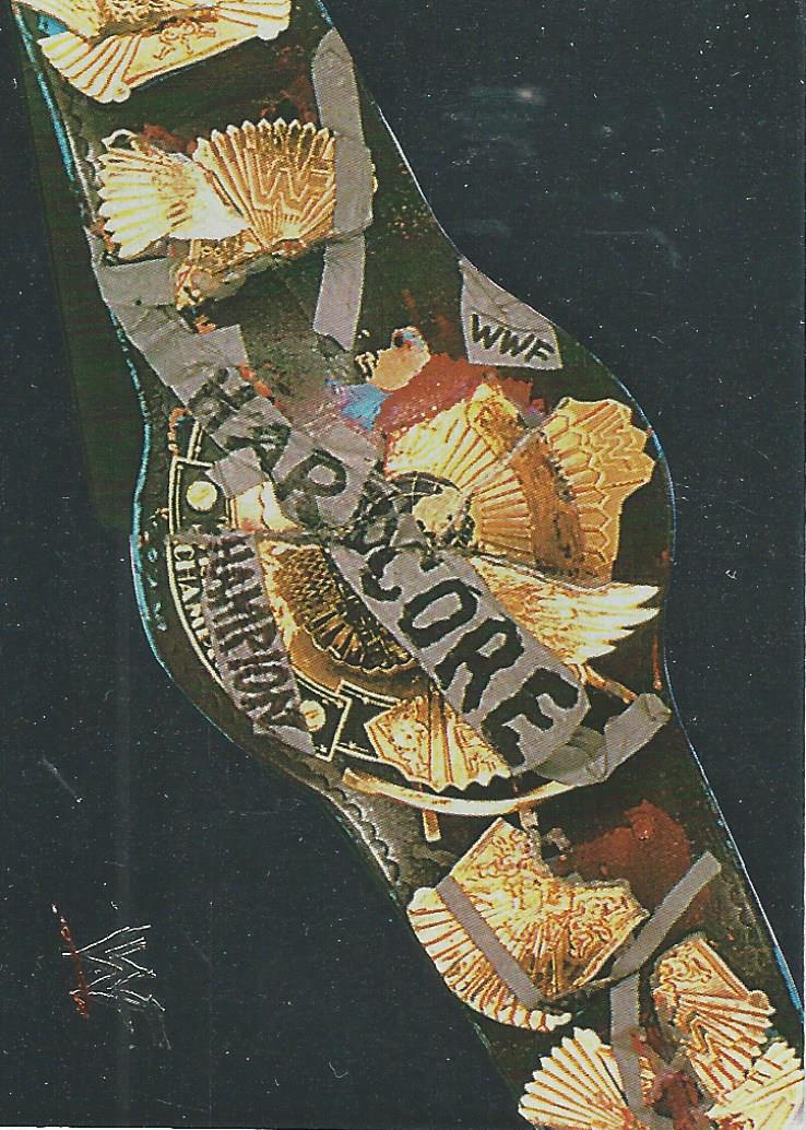 WWF No Mercy 2000 Trading Card Hardcore Title No.31