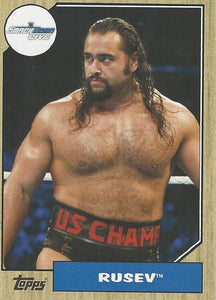 WWE Topps Heritage 2017 Trading Cards Rusev No.31