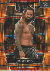 WWE Panini Select Trading Cards 2022 Jimmy Uso No.31 Orange Flash