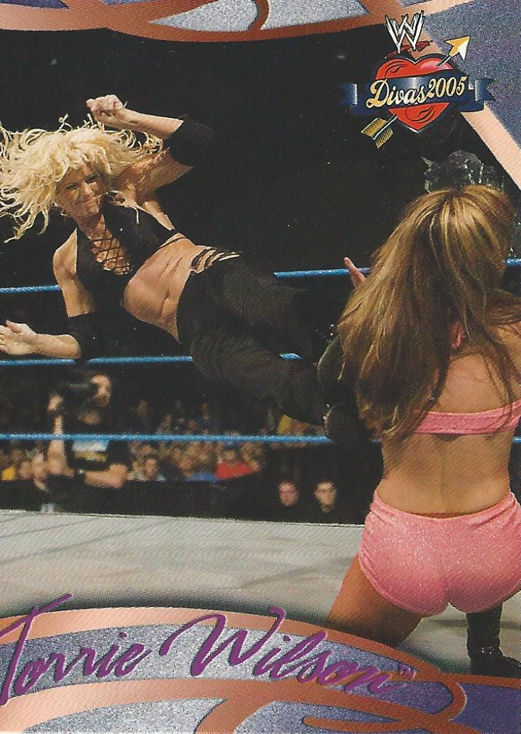 WWE Fleer Divas 2005 Trading Card Torrie Wilson No.31