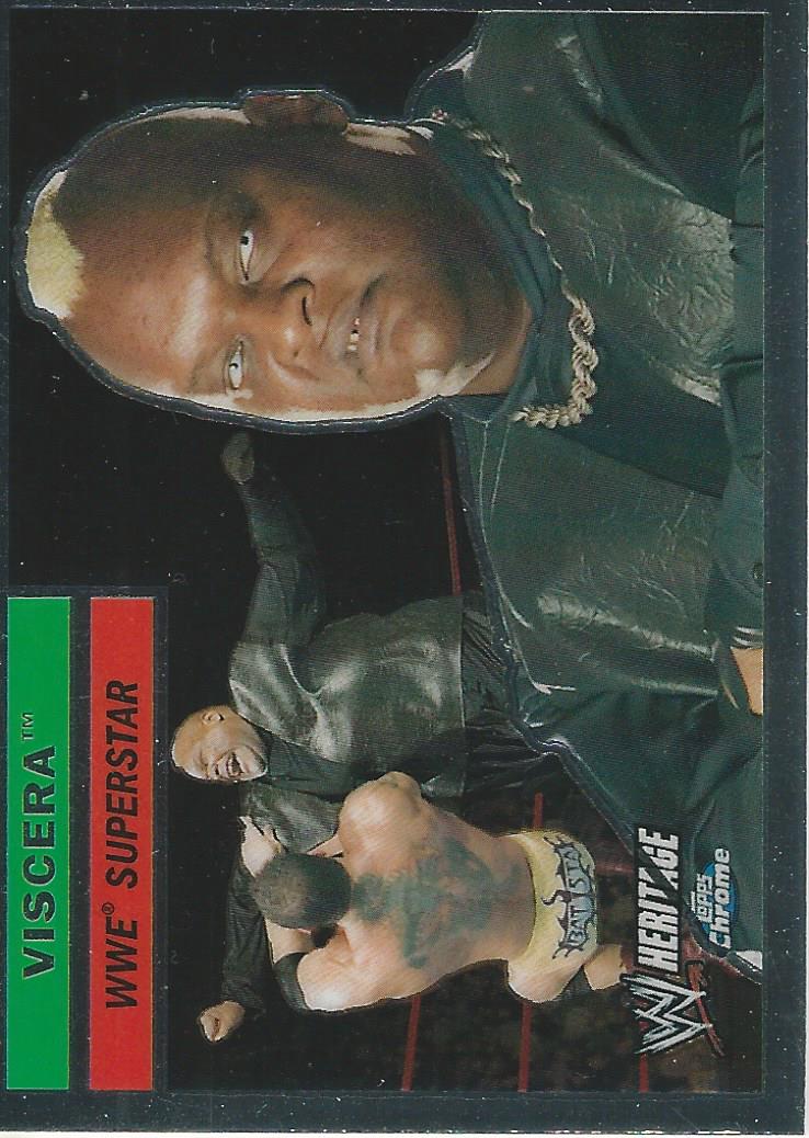 WWE Topps Chrome Heritage Trading Card 2006 Viscera No.31