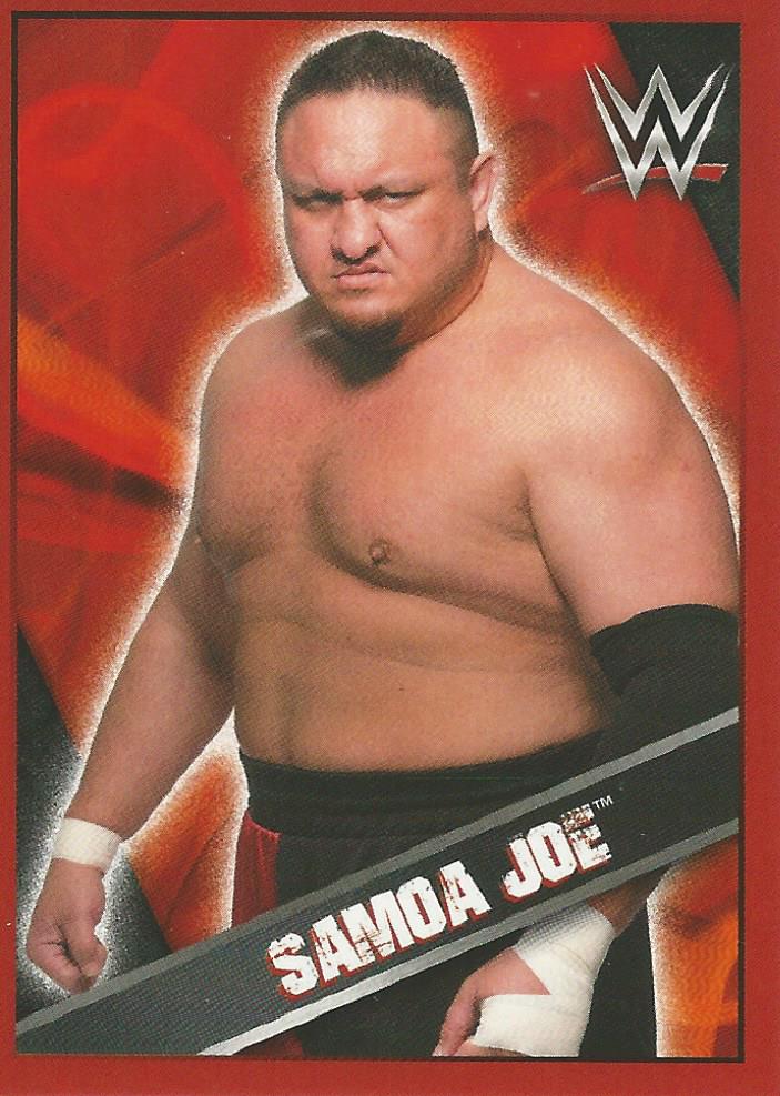 WWE Topps Then Now Forever 2016 Stickers Samoa Joe No.31