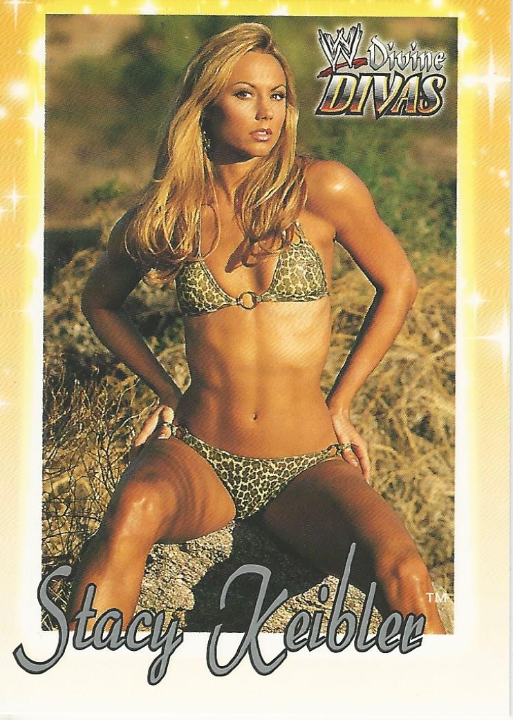 WWE Fleer Divine Divas Trading Card 2003 Stacy Keibler No.31