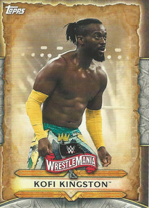 WWE Topps Road to Wrestlemania 2020 Trading Cards Kofi Kingston WM-31