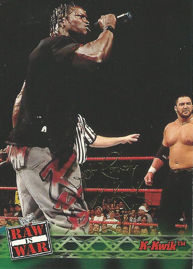WWF Fleer Raw 2001 Trading Cards K-Kwik No.31