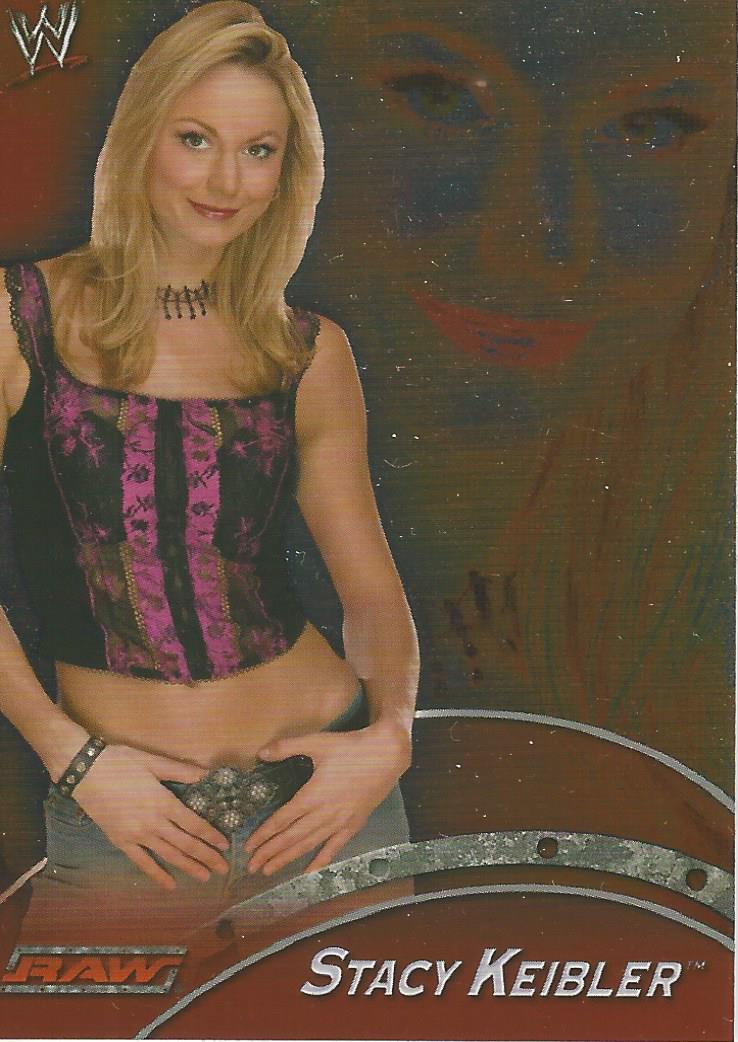 WWE Topps Apocalypse 2004 Trading Card Stacy Keibler R31