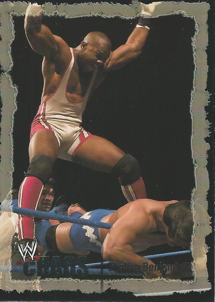 WWE Fleer Chaos Trading Cards 2004 Shelton Benjamin No.36