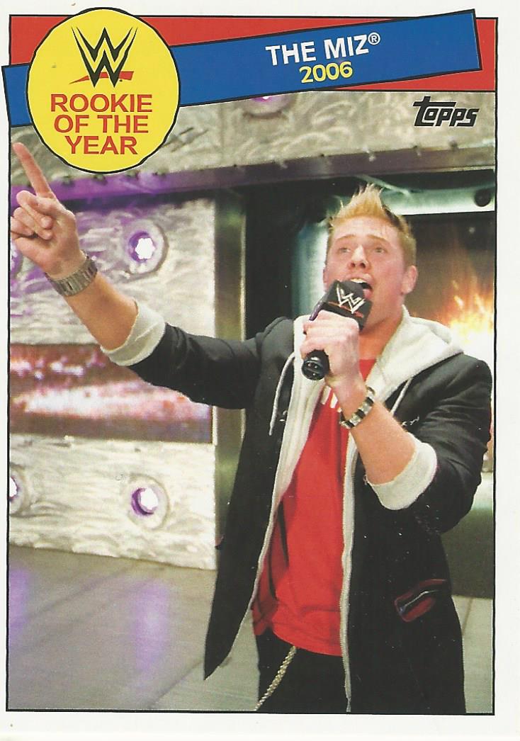 WWE Topps Heritage 2015 Trading Card The Miz 21 of 30