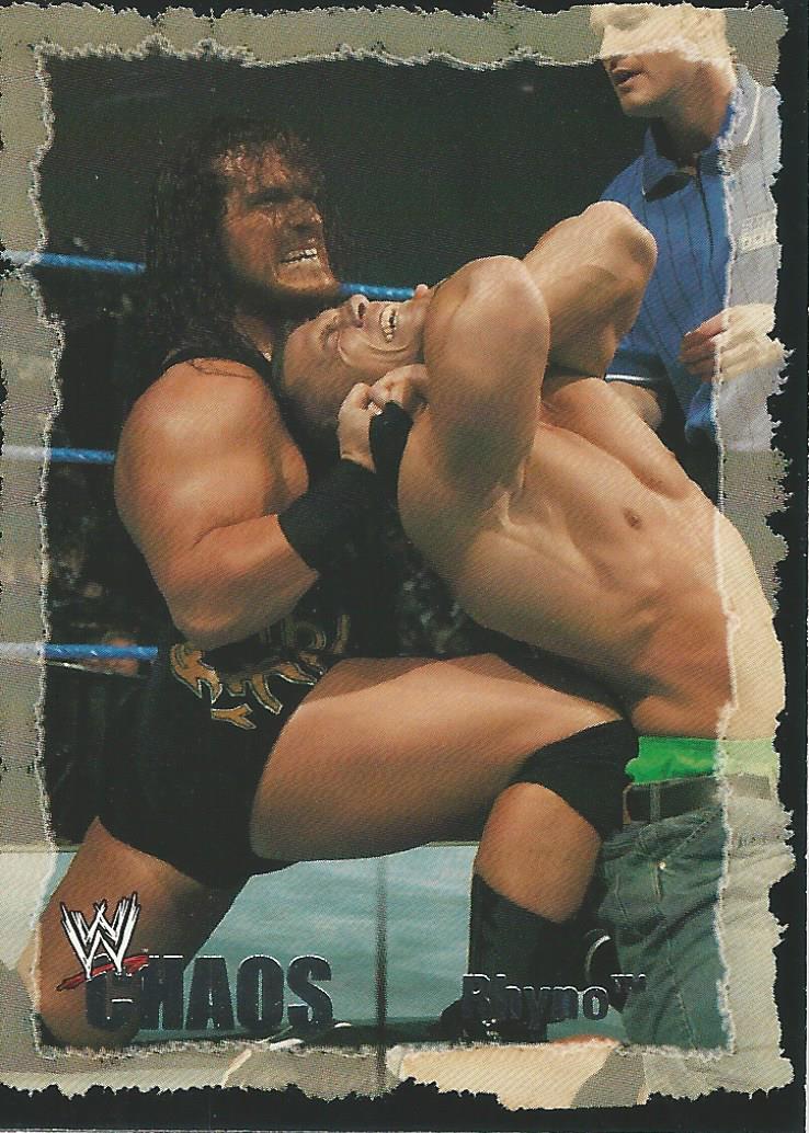 WWE Fleer Chaos Trading Cards 2004 Rhyno No.15