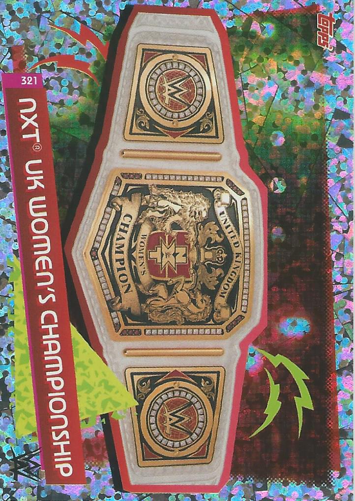 WWE Topps Slam Attax Reloaded 2020 Trading Card NXT UK Womens Championship No.321