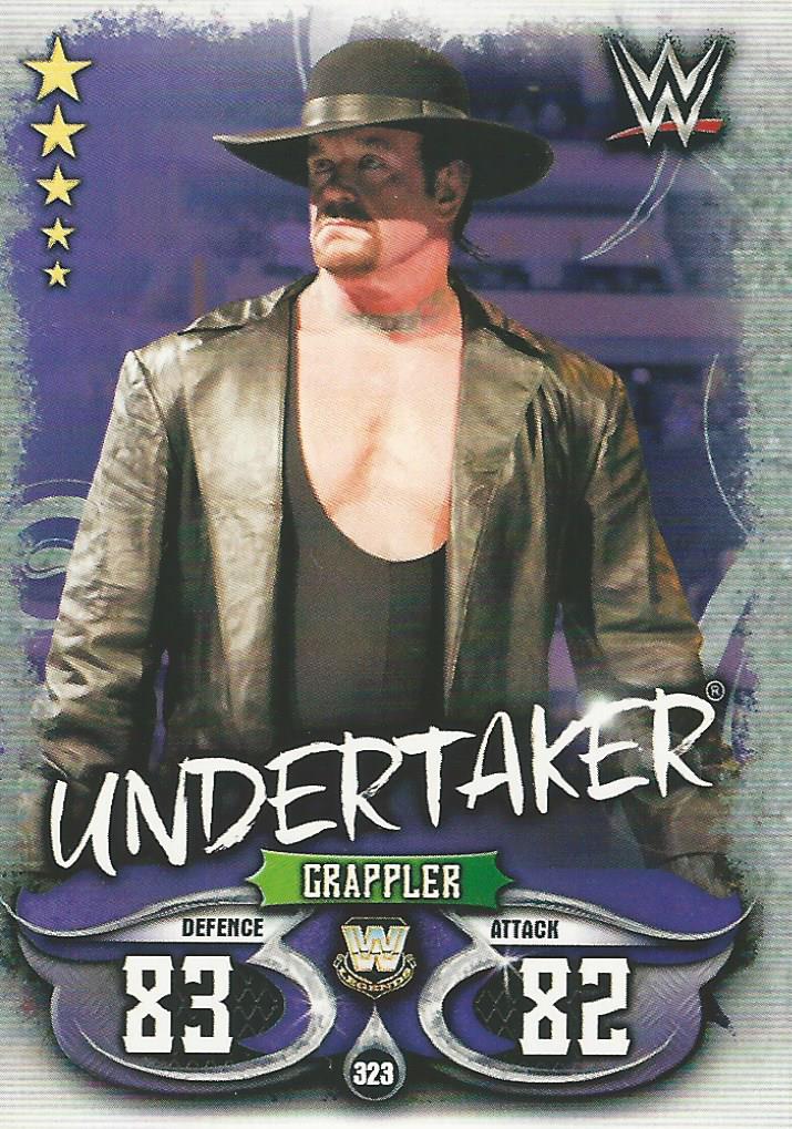 WWE Topps Slam Attax Live 2018 Trading Card Undertaker No.323