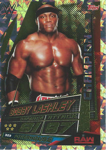 WWE Topps Slam Attax Universe 2019 Trading Card Bobby Lashley No.323