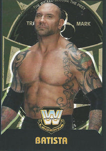 WWE Panini 2022 Sticker Collection Batista No.324
