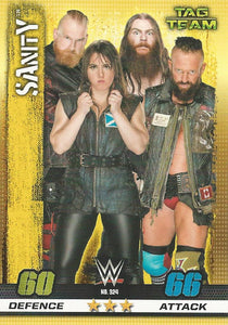 WWE Topps Slam Attax 10th Edition Trading Card 2017 Sanity No.324