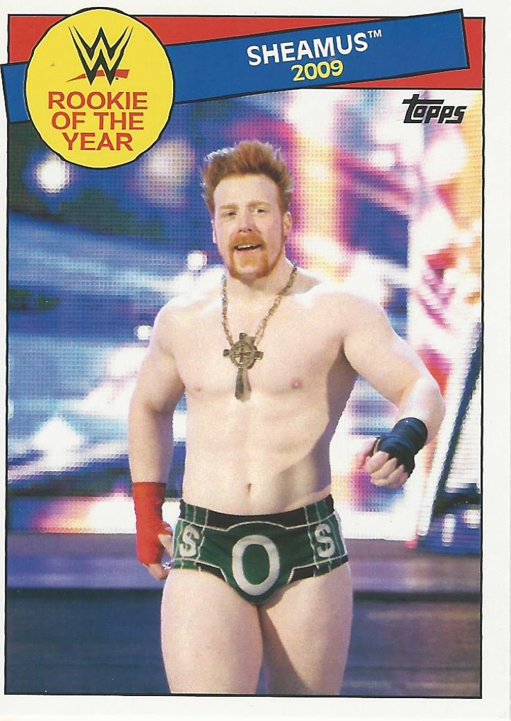 WWE Topps Heritage 2015 Trading Card Sheamus 24 of 30