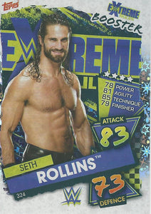 WWE Topps Slam Attax 2021 Trading Card Seth Rollins No.324