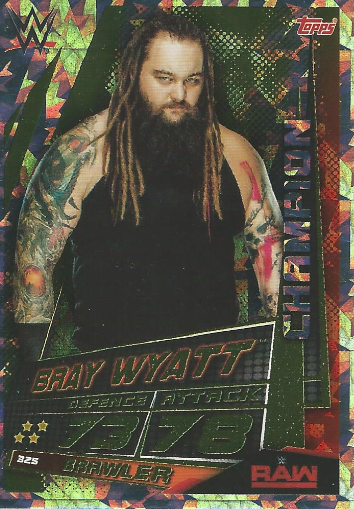 WWE Topps Slam Attax Universe 2019 Trading Card Bray Wyatt No.325