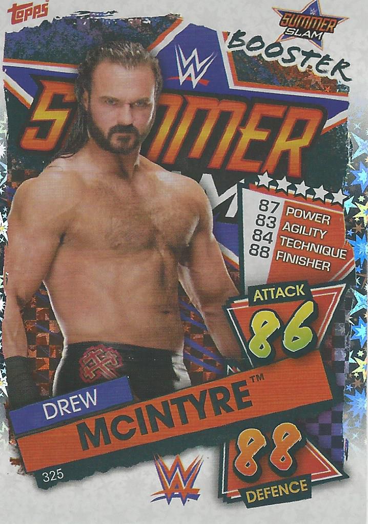 WWE Topps Slam Attax 2021 Trading Card Drew McIntyre No.325