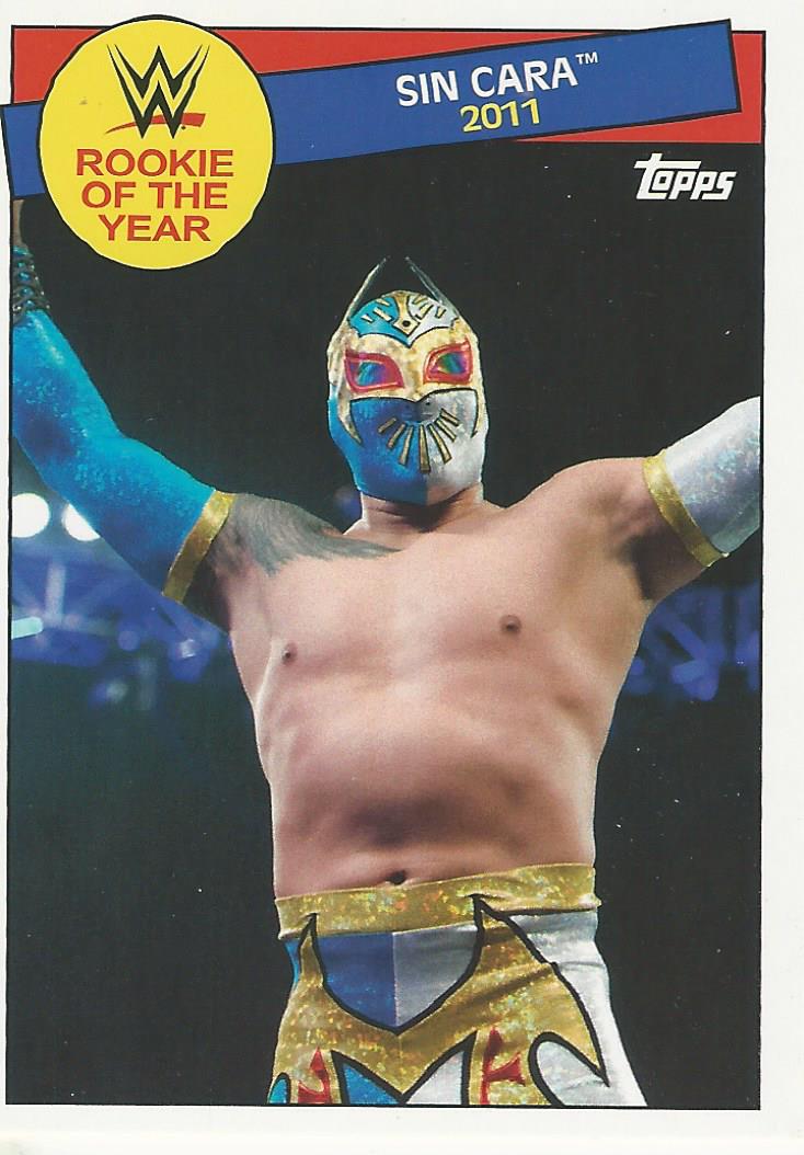 WWE Topps Heritage 2015 Trading Card Sin Cara 26 of 30