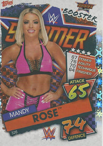 WWE Topps Slam Attax 2021 Trading Card Mandy Rose No.326