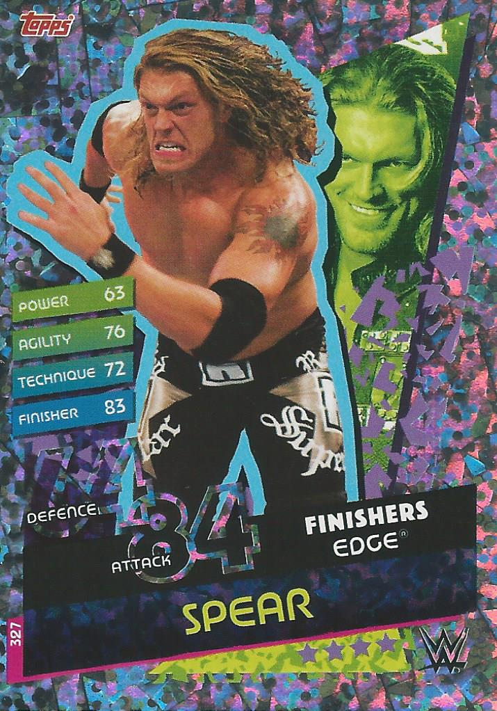 WWE Topps Slam Attax Reloaded 2020 Trading Card Edge No.327