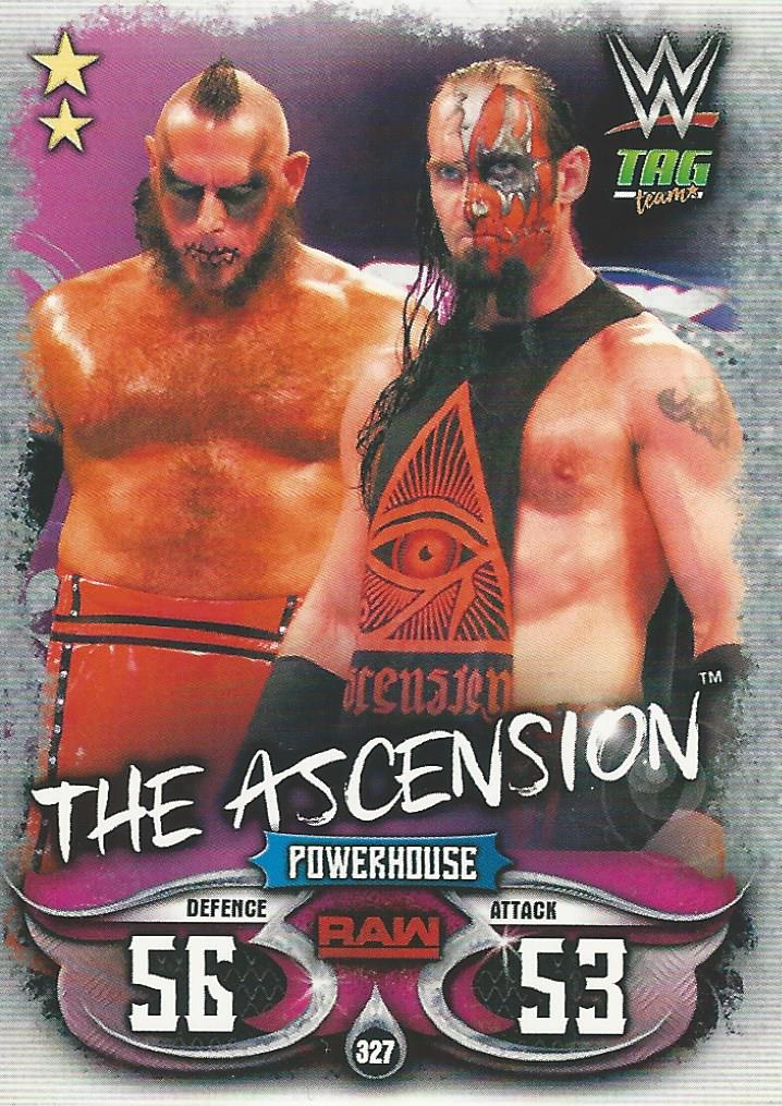 WWE Topps Slam Attax Live 2018 Trading Card The Ascension No.327