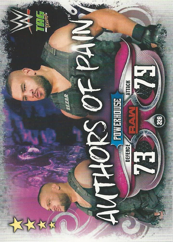 WWE Topps Slam Attax Live 2018 Trading Card Authors of Pain No.328