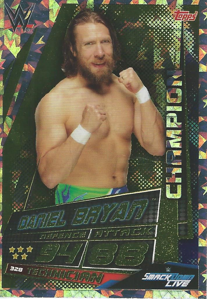 WWE Topps Slam Attax Universe 2019 Trading Card Daniel Bryan No.328