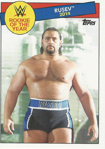 WWE Topps Heritage 2015 Trading Card Rusev 29 of 30