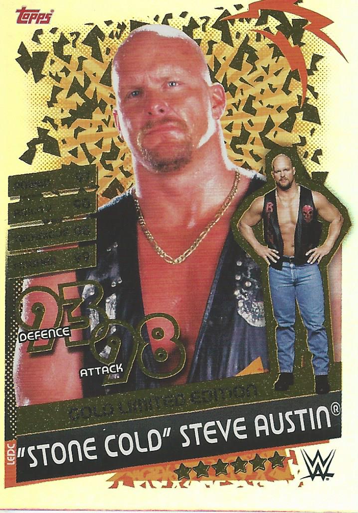 WWE Topps Slam Attax Reloaded 2020 Trading Card Stone Cold Steve Austin LEDC