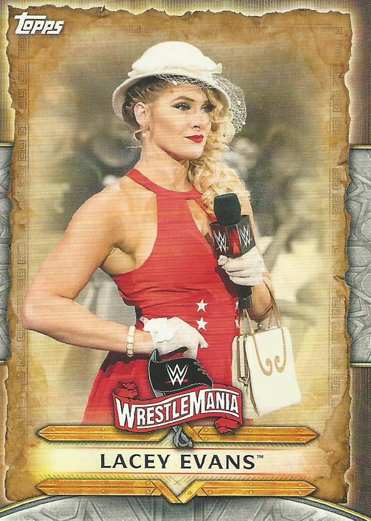 WWE Topps Road to Wrestlemania 2020 Trading Card Lacey Evans WM-32