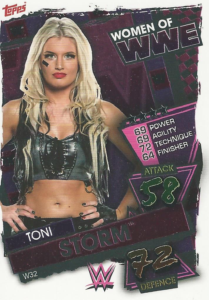 WWE Topps Slam Attax 2021 Trading Card Toni Storm W32