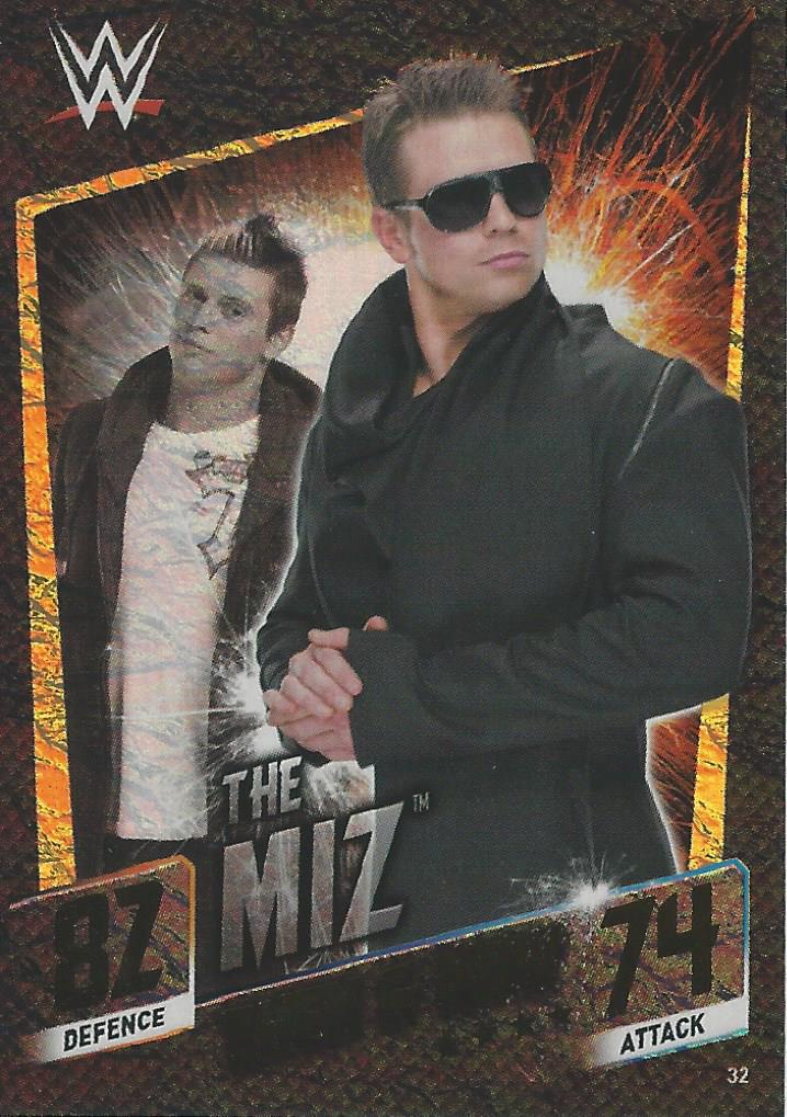 WWE Topps Slam Attax 2015 Then Now Forever Trading Card Miz No.32