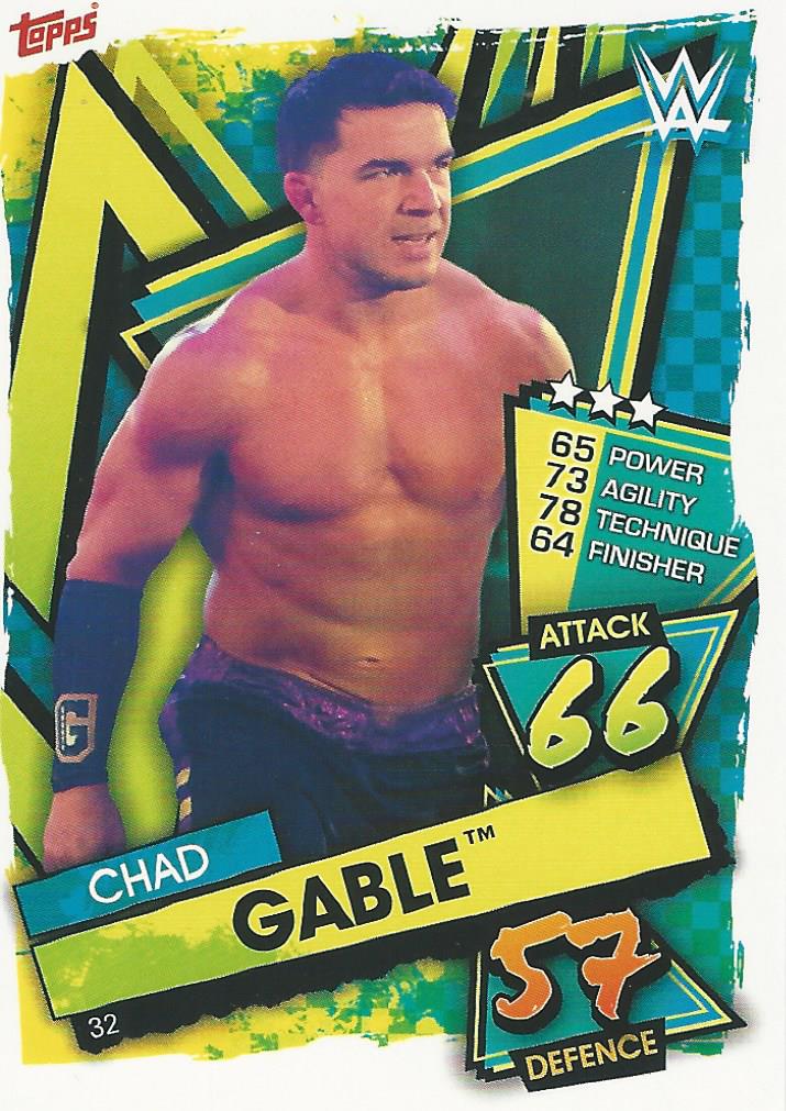 WWE Topps Slam Attax 2021 Trading Card Chad Gable No.32