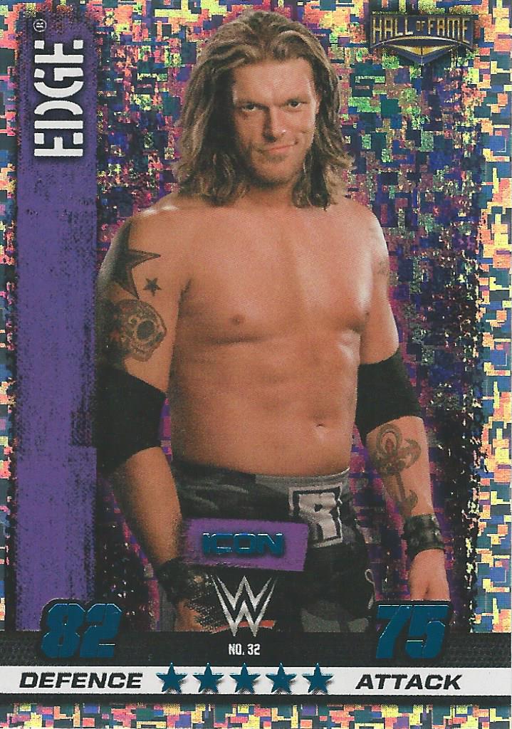 WWE Topps Slam Attax 10th Edition Trading Card 2017 Hall of Fame Edge No.32