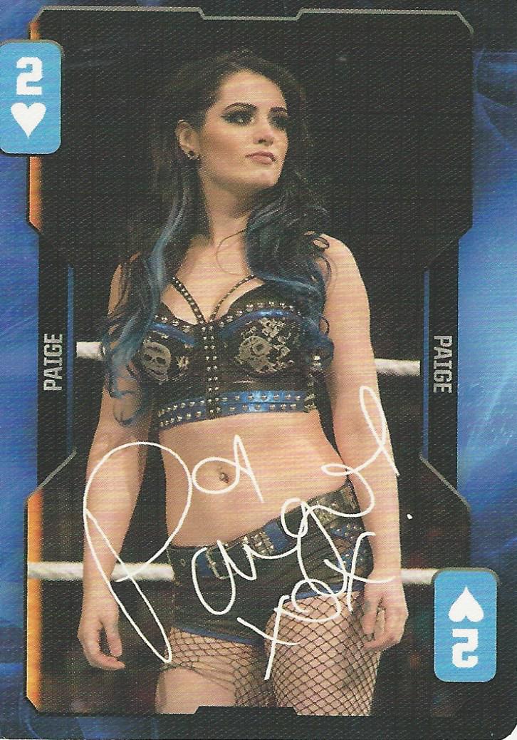 WWE Evolution Playing Cards 2019 Paige