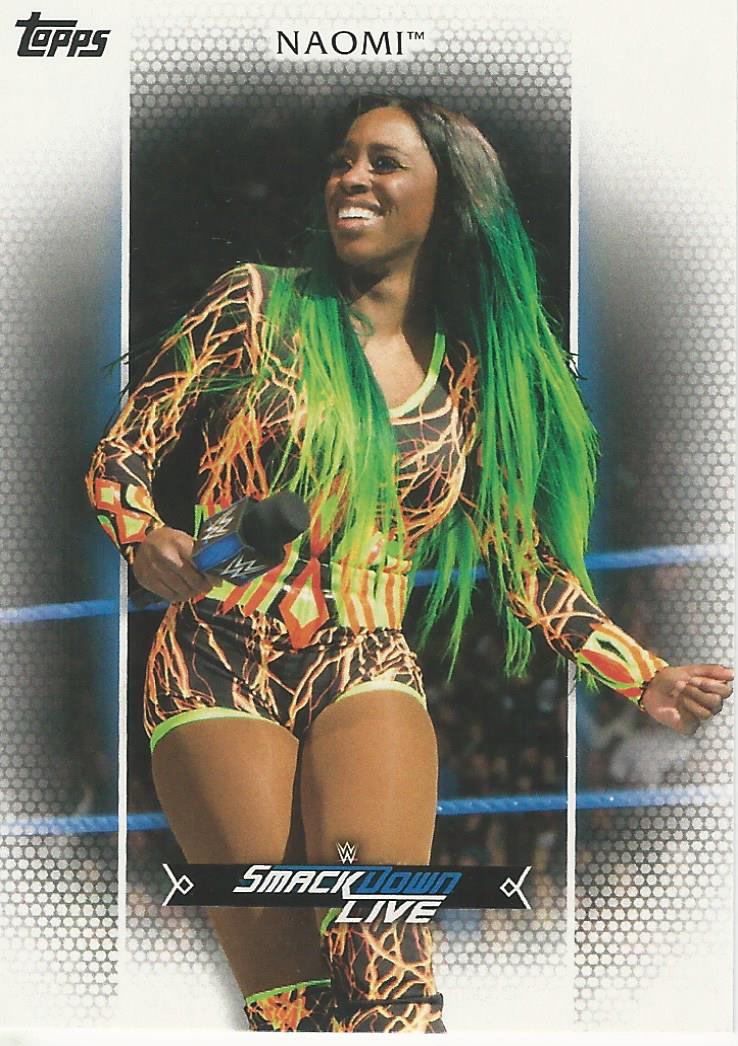 WWE Topps Women Division 2017 Trading Card Naomi R32