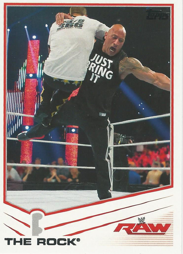 WWE Topps 2013 Trading Cards The Rock No.32