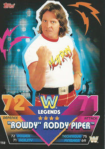 WWE Topps Slam Attax Reloaded 2020 Trading Card Roddy Piper T32