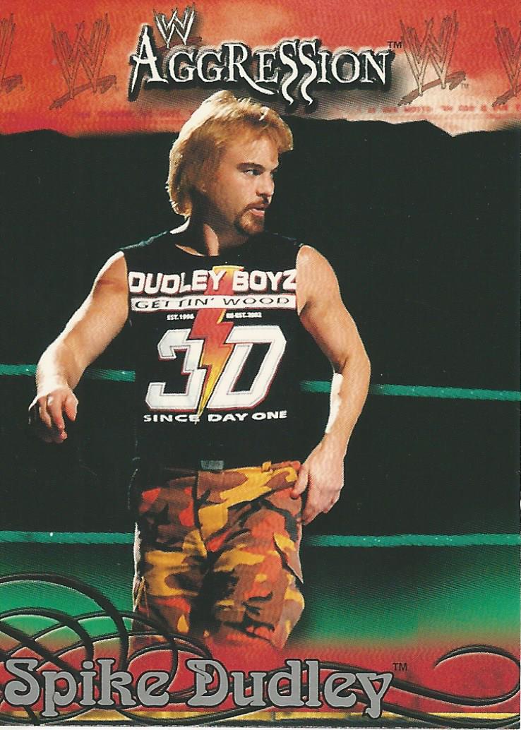 WWE Fleer Aggression Trading Card 2003 Spike Dudley No.32