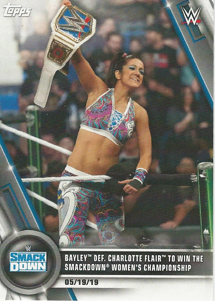 WWE Topps Women Division 2020 Trading Cards Bayley No.32