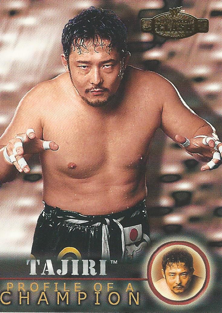 WWF Fleer Championship Clash 2001 Trading Card Tajiri No.54