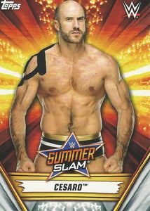 WWE Topps Summerslam 2019 Trading Card Cesaro No.32